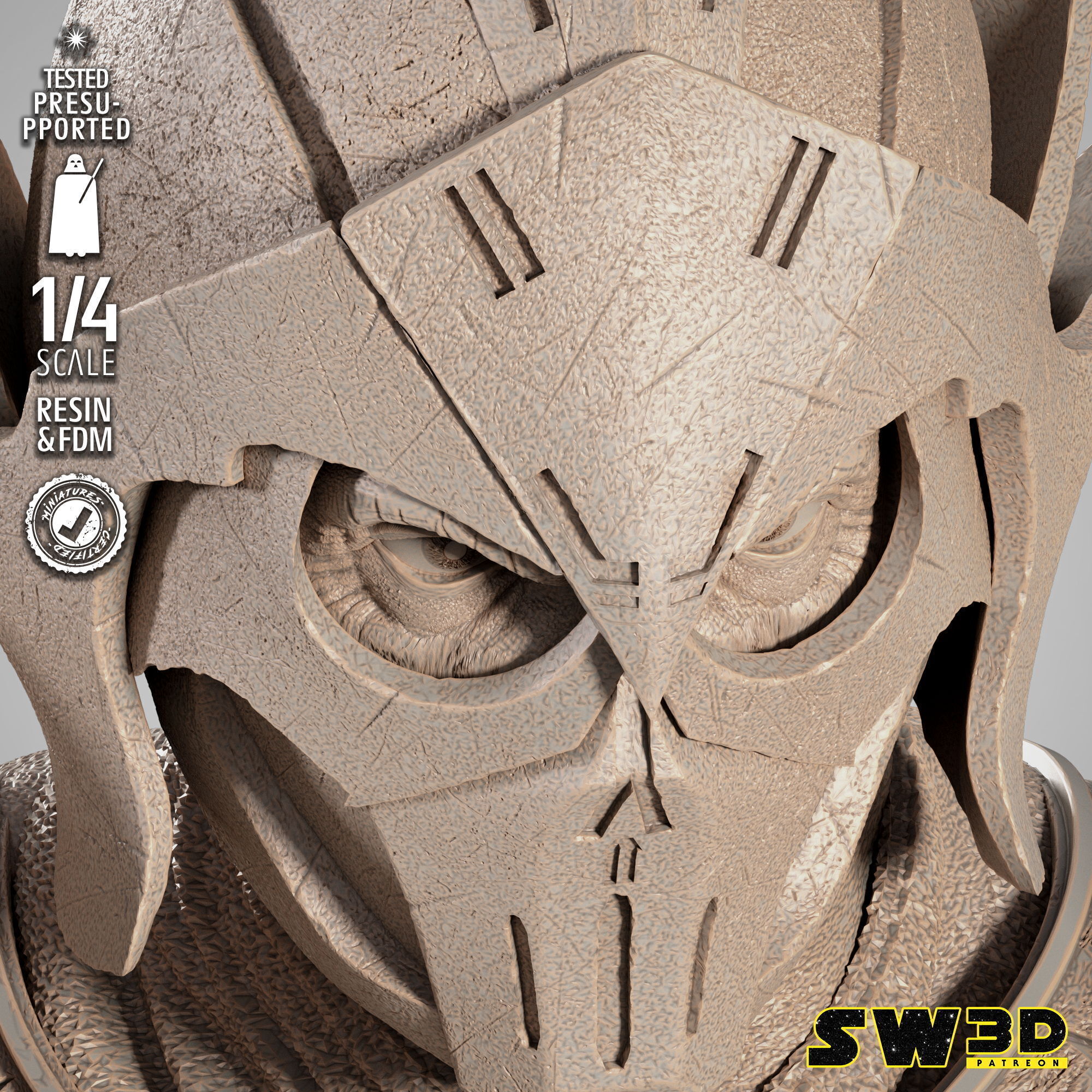 STAR WARS Darth Bane Portrait Bust 3D print model_37