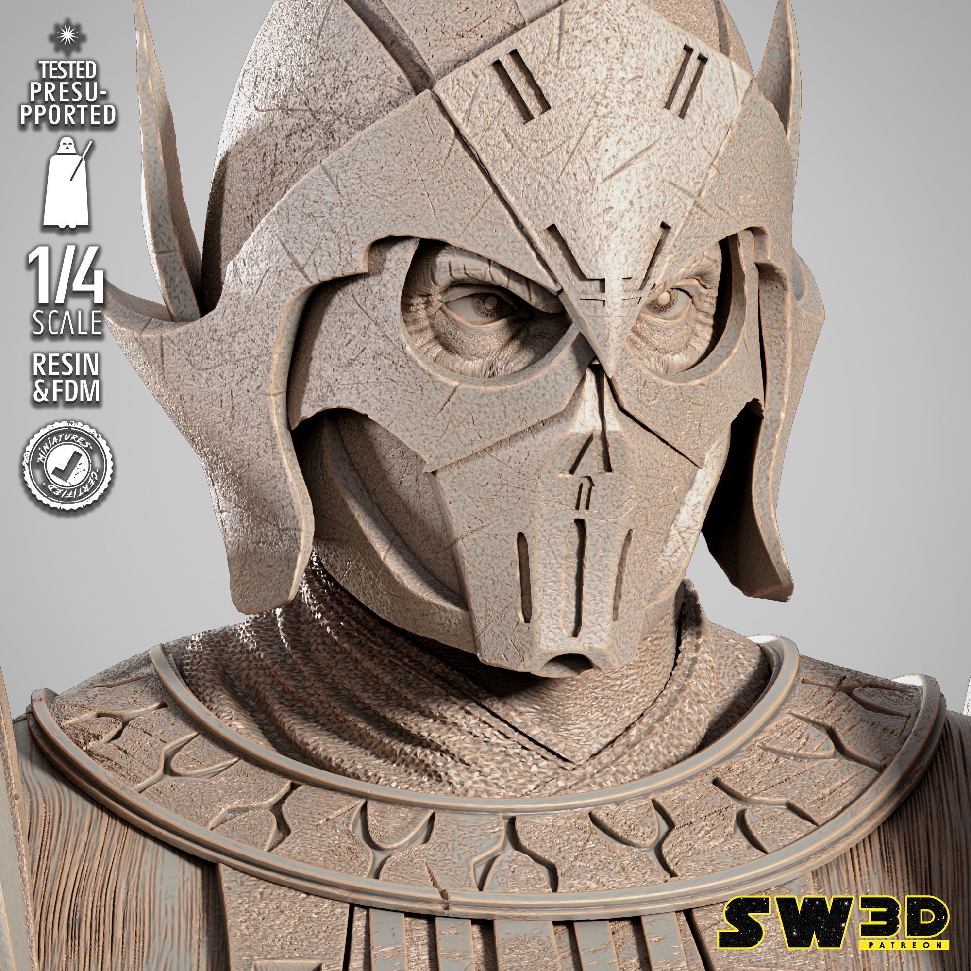 STAR WARS Darth Bane Portrait Bust 3D print model_23