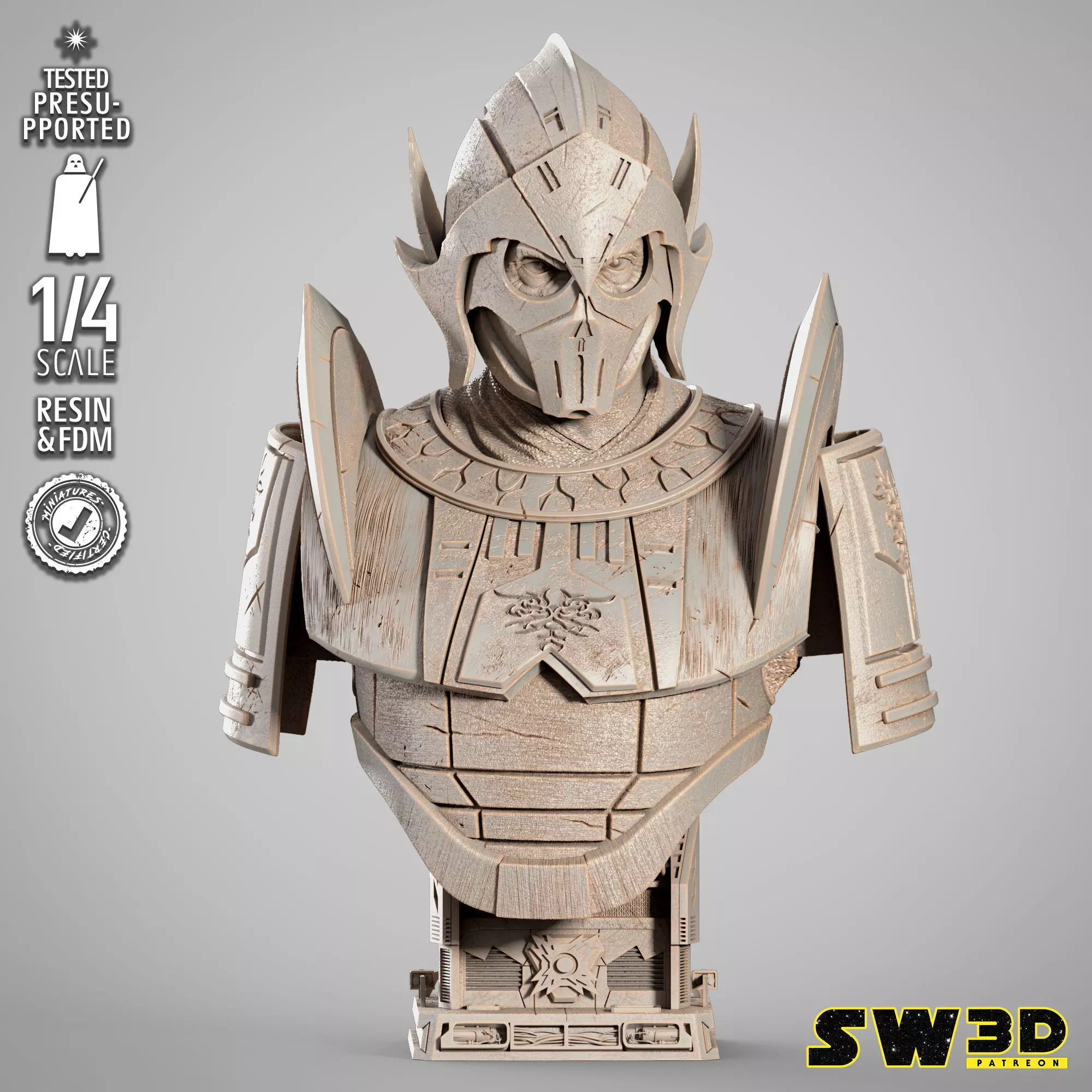 STAR WARS Darth Bane Portrait Bust 3D print model_0