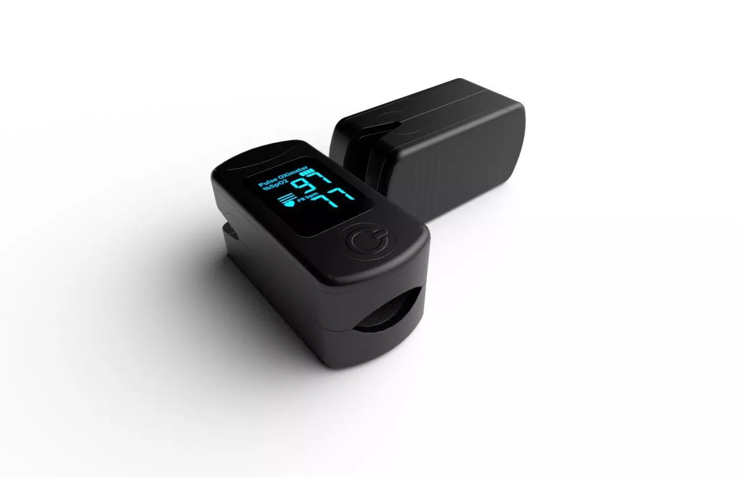 Oximeter M02 Low-poly 3D model