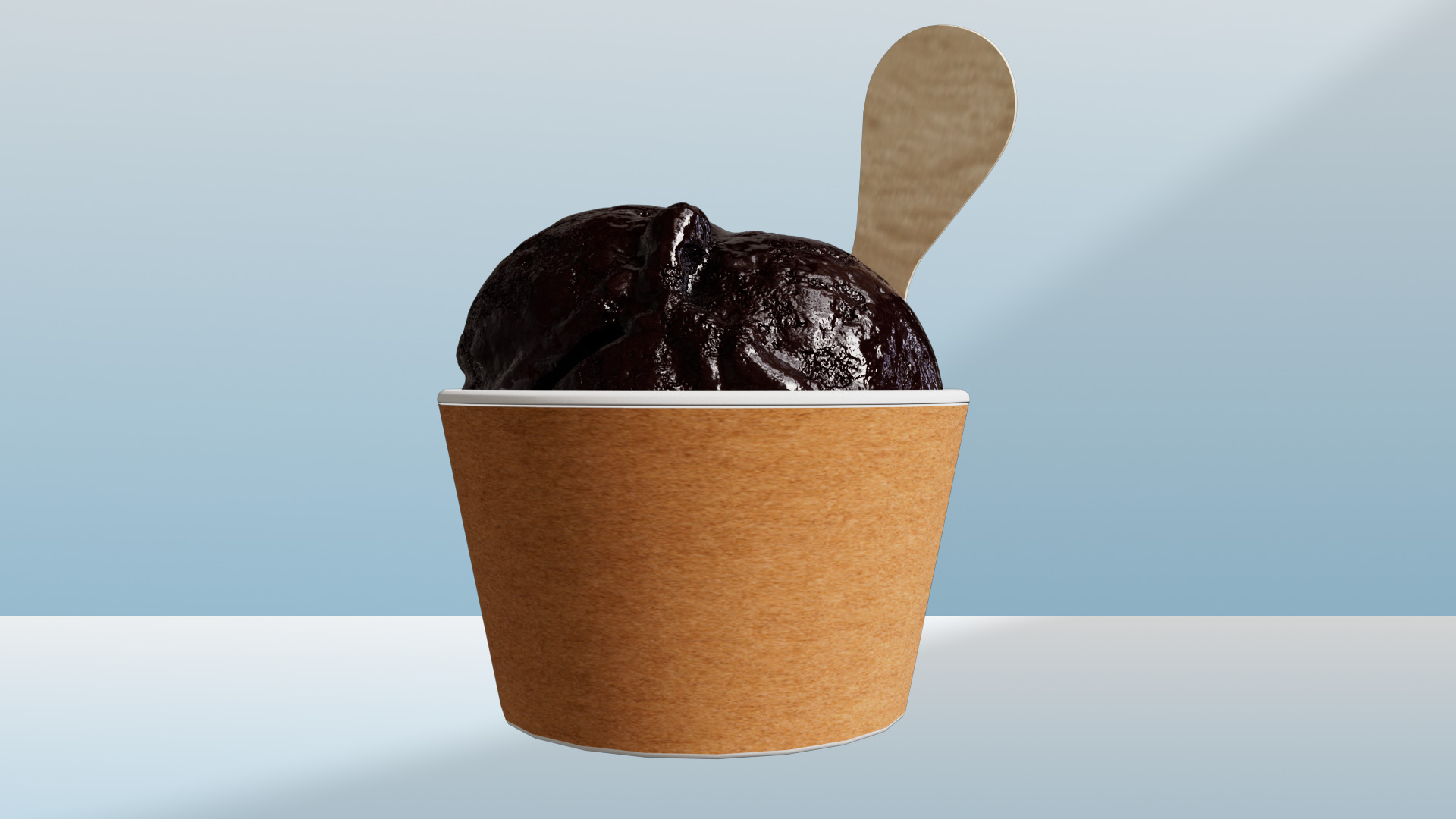  Ice Cream Cup 4 Different Color 3D model_2