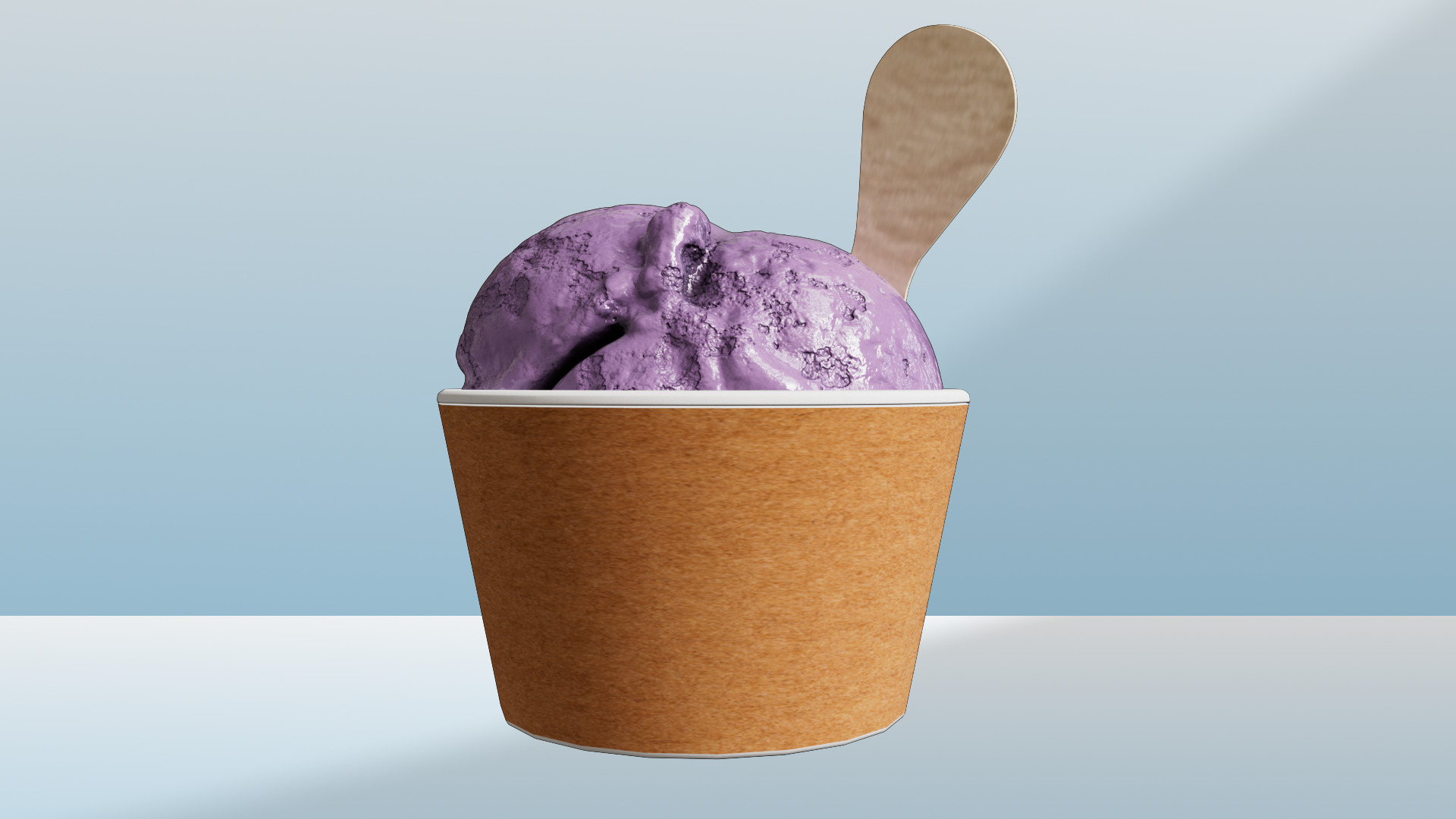  Ice Cream Cup 4 Different Color 3D model_3