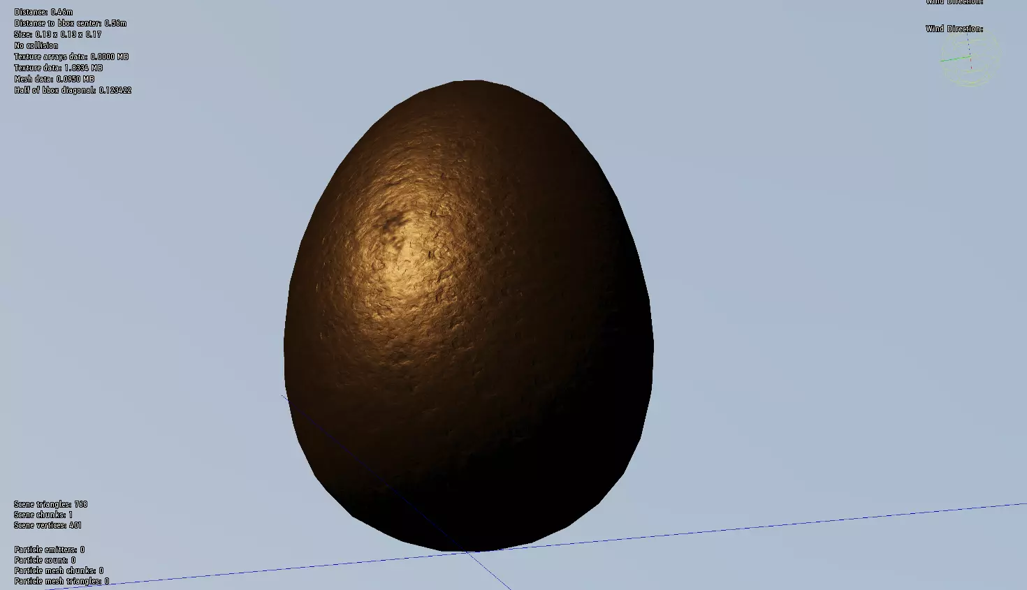 Golden Egg from Balbina the Goose - The Witcher 3 Wild Hunt Free low-poly 3D model