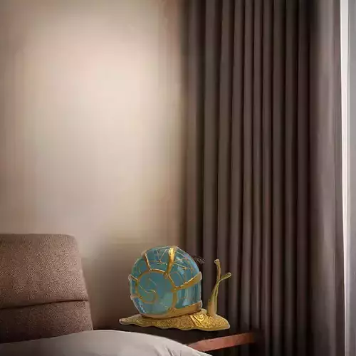 snail Table Lamp 3D print model