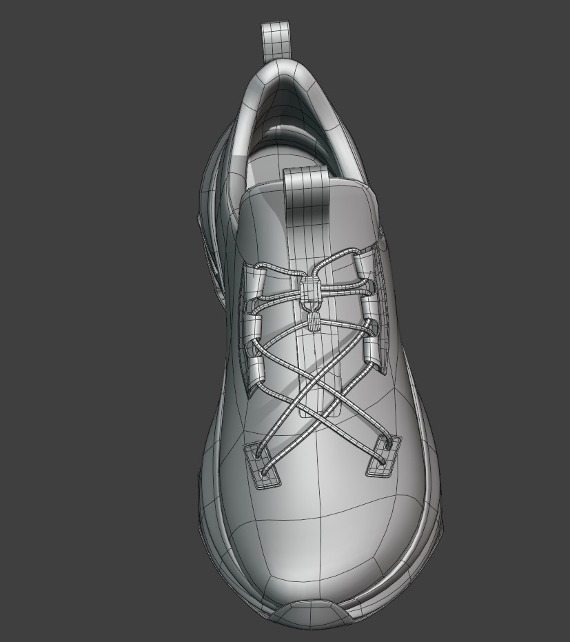 High quality Sneaker Model 3D model_5