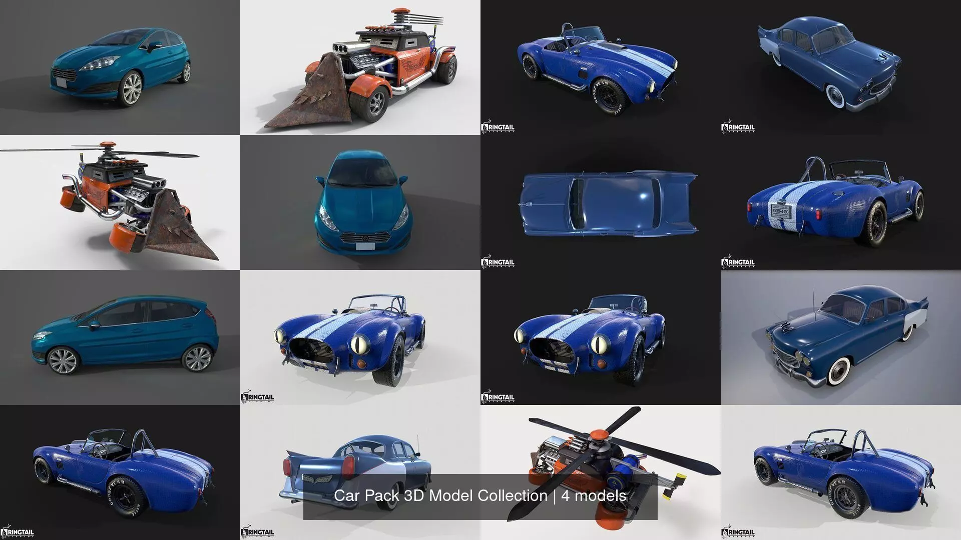 Car Pack 3D Model Collection _0