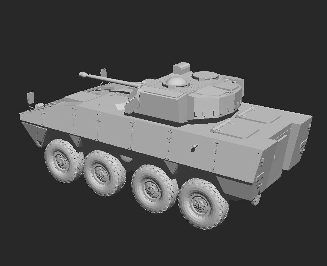 Patria amv 35 8x8 3D print model_2