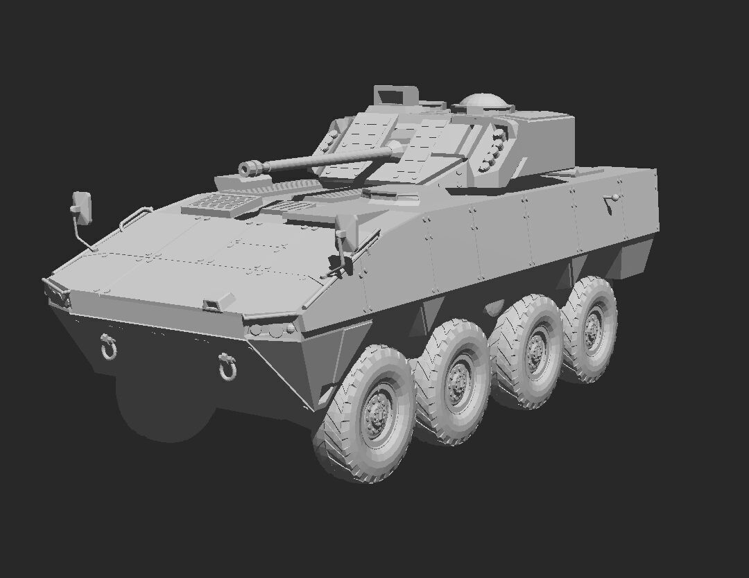 Patria amv 35 8x8 3D print model_3