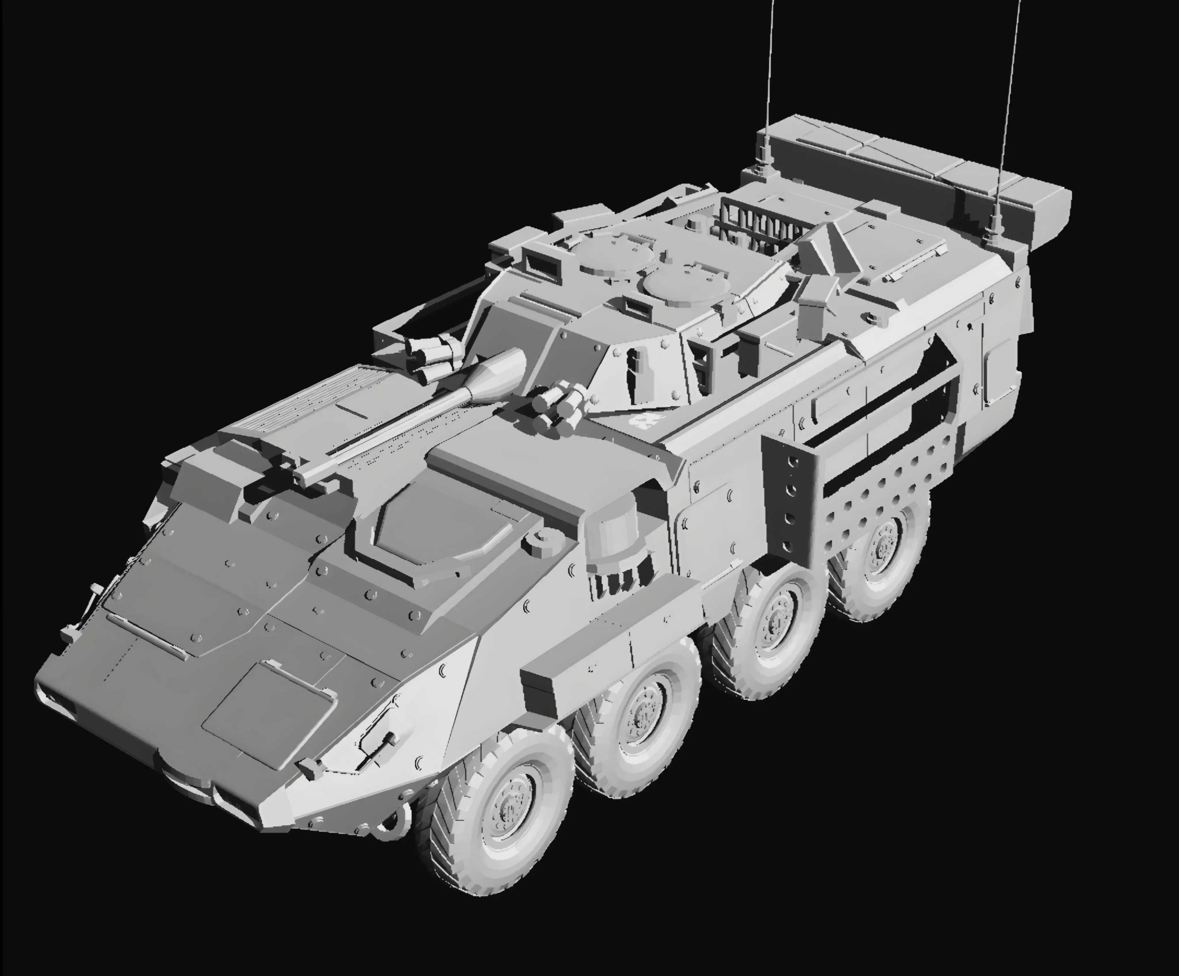 Lav 6 8x8 3D print model_0
