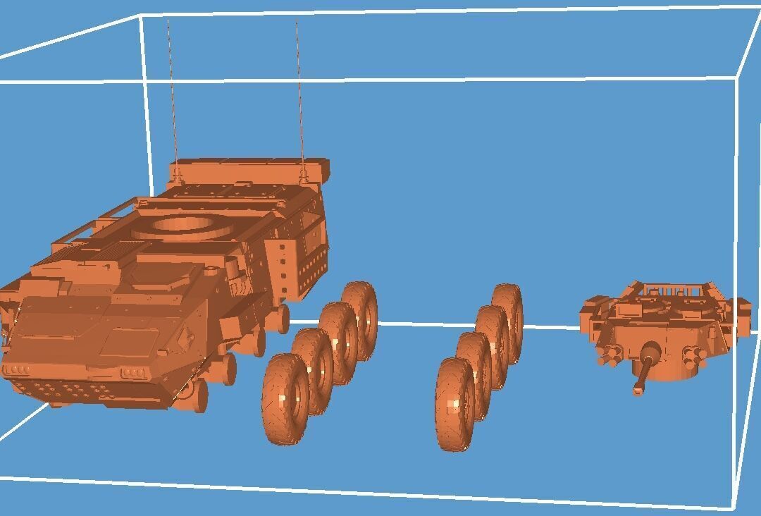 Lav 6 8x8 3D print model_1