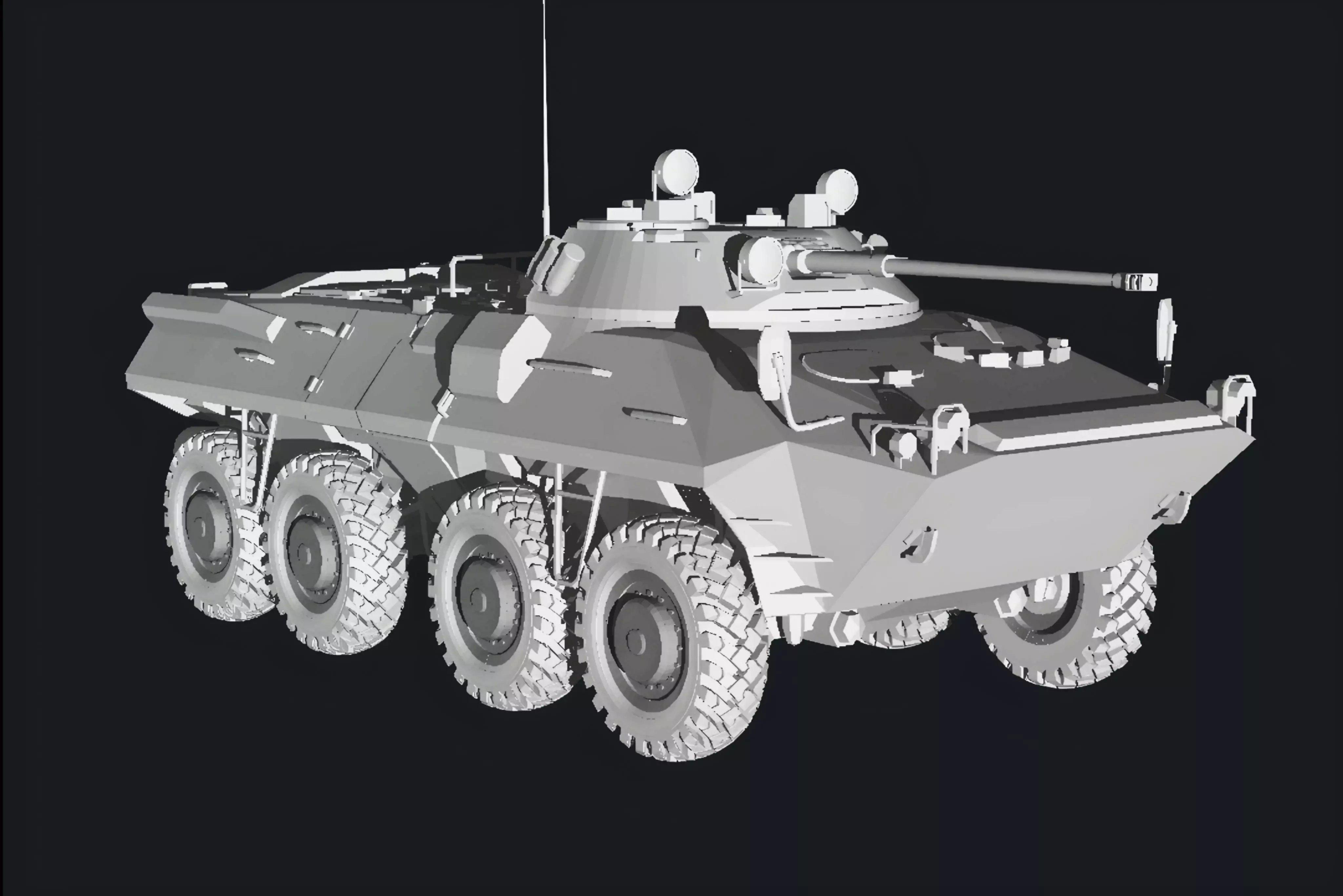 Btr90 8x8 ifv 3D print model_0