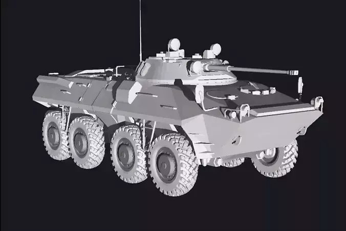 Btr90 8x8 ifv 3D print model