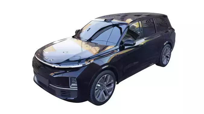 LiXiang L9 Black SUV Car 3D model