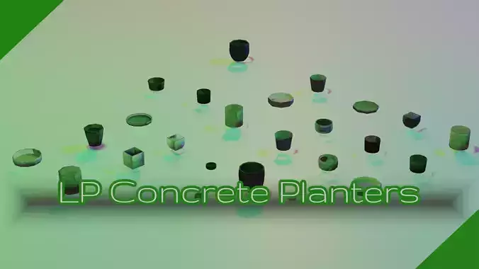 LP Concrete Planters