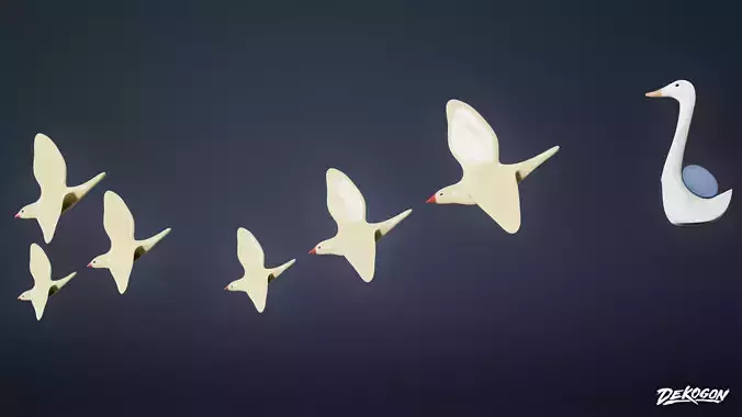 SUBURBS - Wall Decor Set 01 - LOW POLY AND NANITE