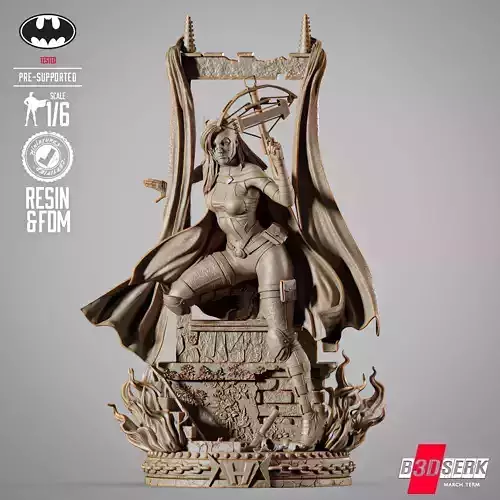 B3DSERK Huntress Sculpture