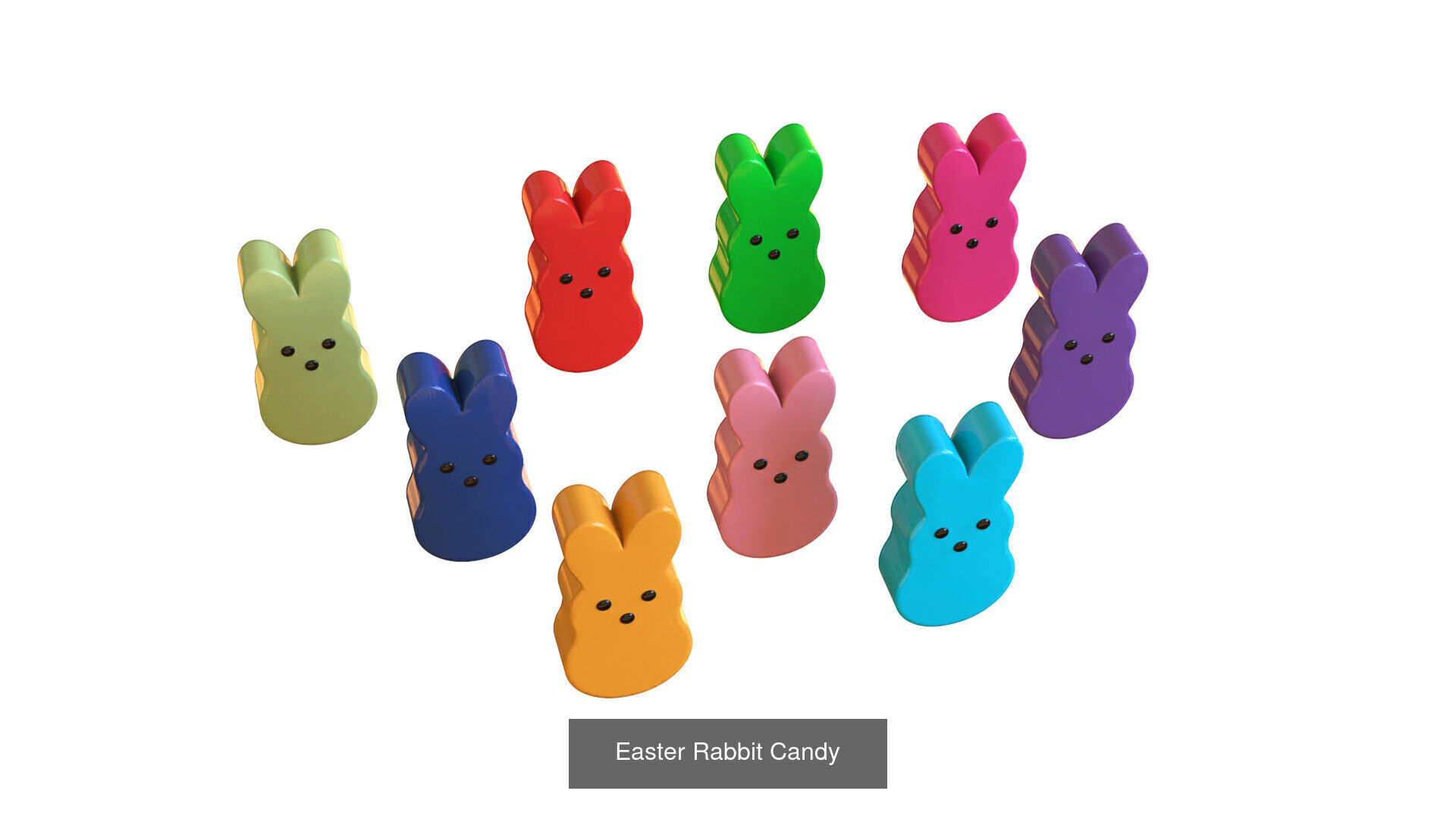 Easter Festival Symbol Pack 01 3D Model Collection_6