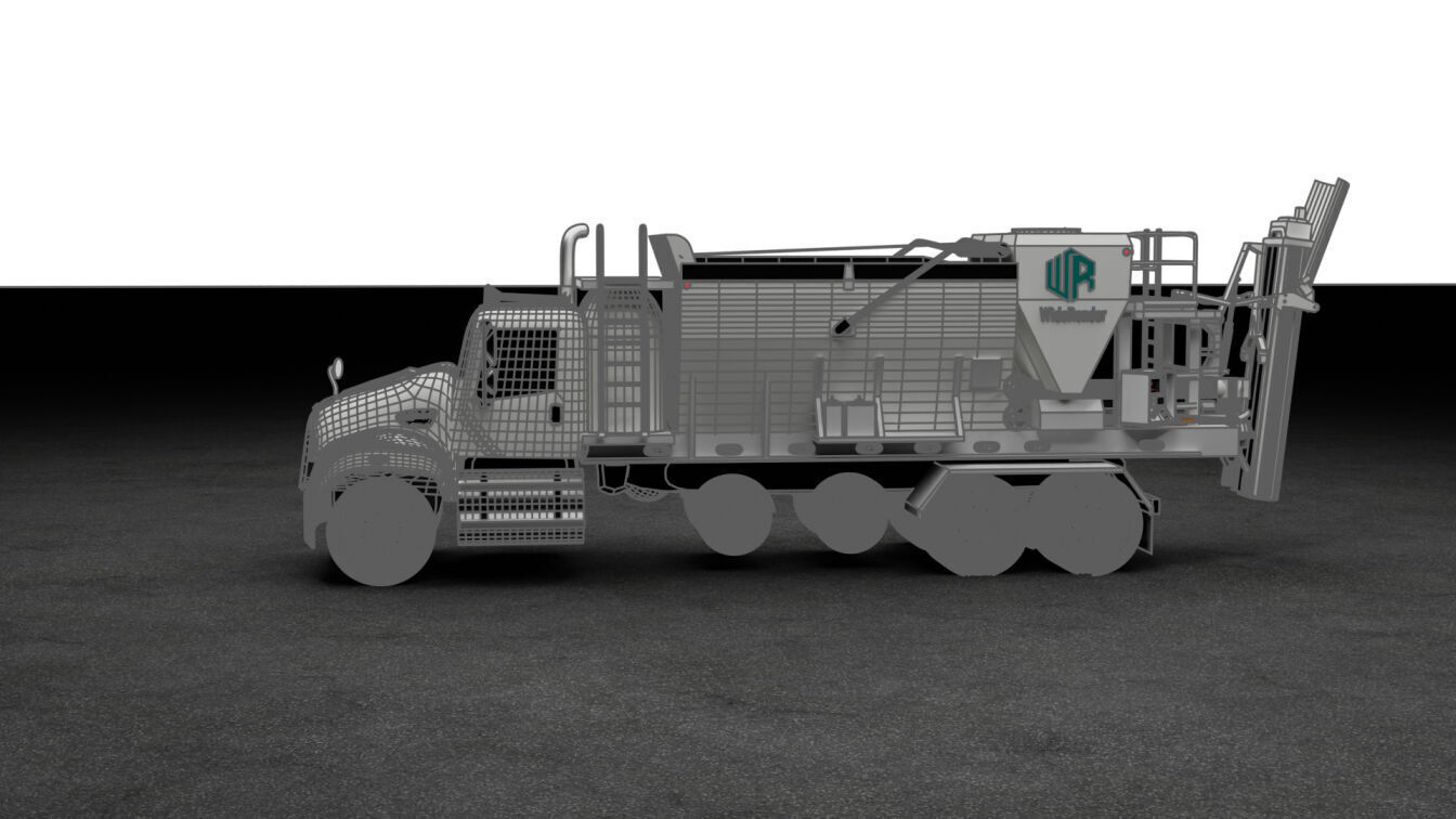 Volumetric Concrete Mixer Truck 3D Model 3D model_10