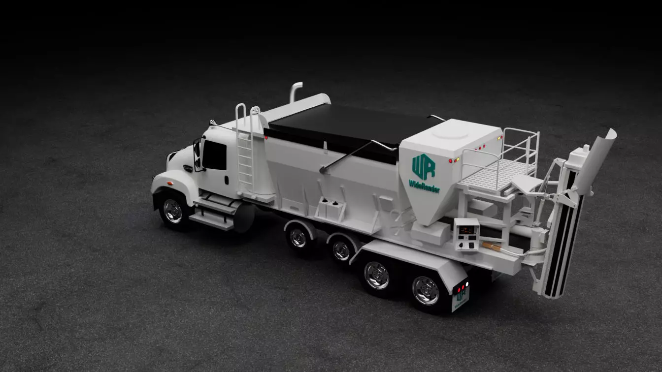 Volumetric Concrete Mixer Truck 3D Model 3D model_0