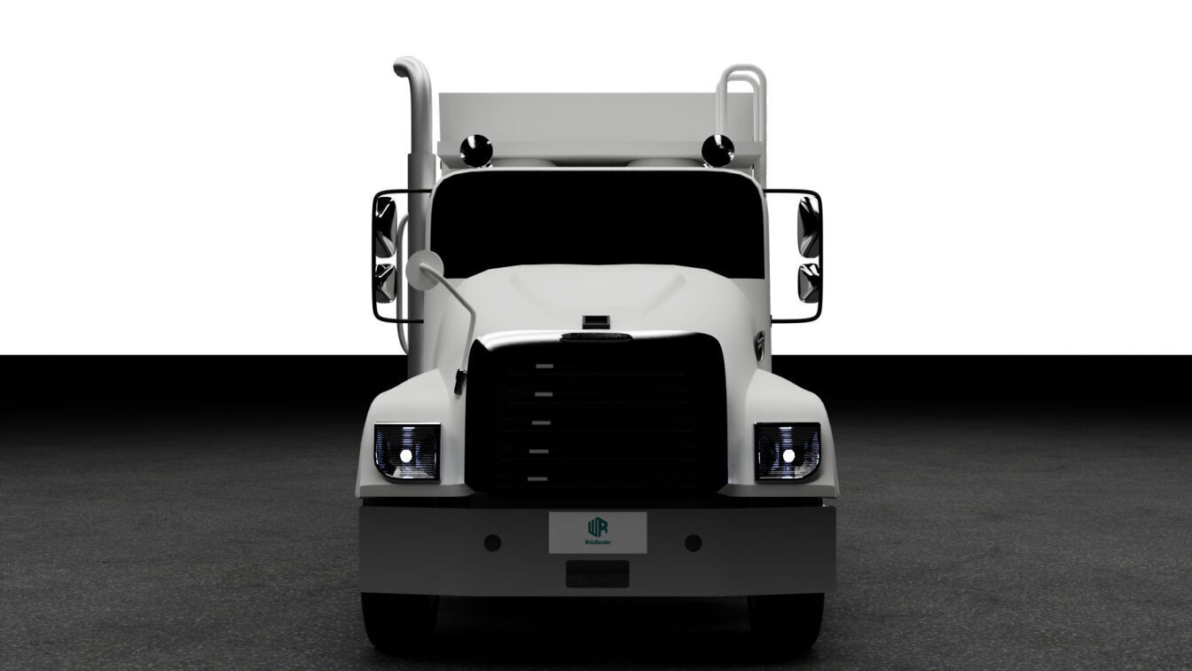 Volumetric Concrete Mixer Truck 3D Model 3D model_3