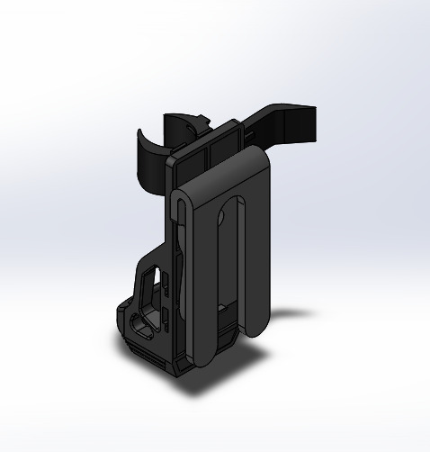 Nextorch V5 Tactical Flashlight Holster 3D model_4