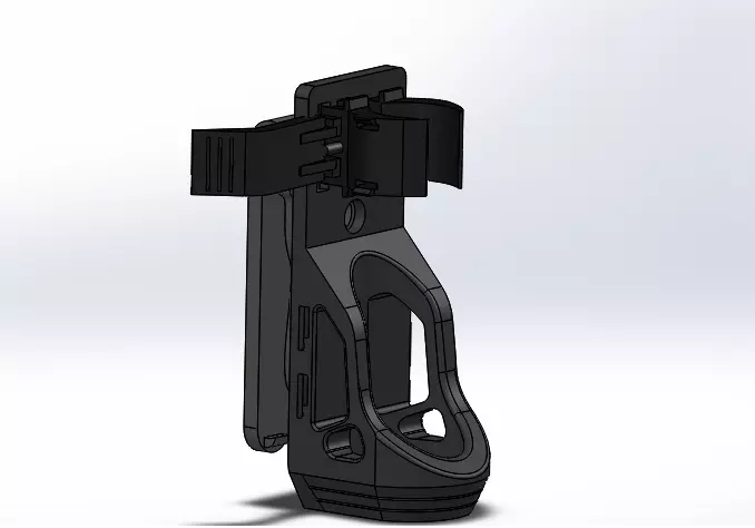 Nextorch V5 Tactical Flashlight Holster 3D model_0