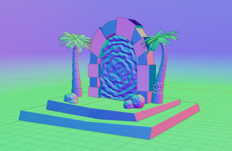 this is beautiful portal Free 3D model_4