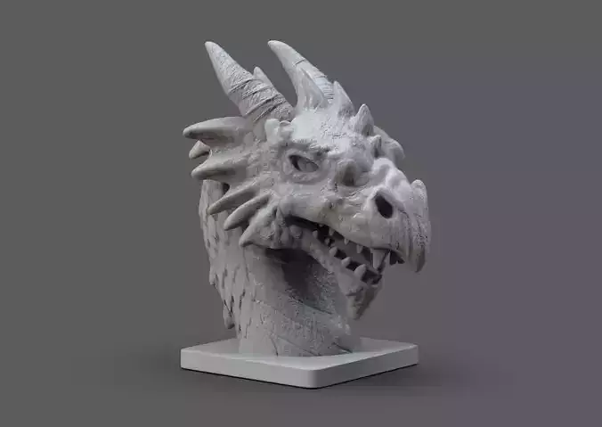 Dragon Head Bust