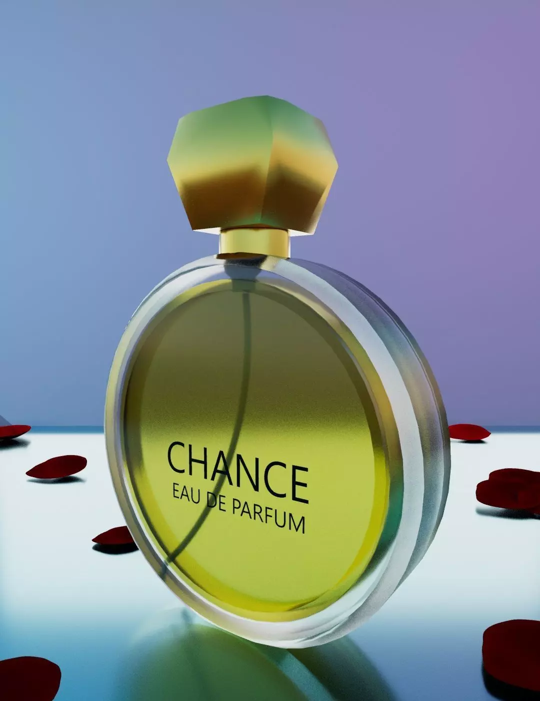 parfume model Free low-poly 3D model