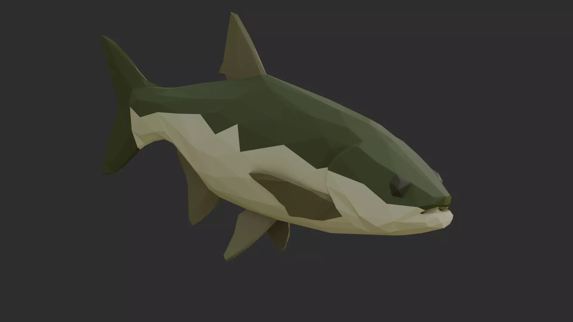 Low Poly Asp Low-poly 3D model