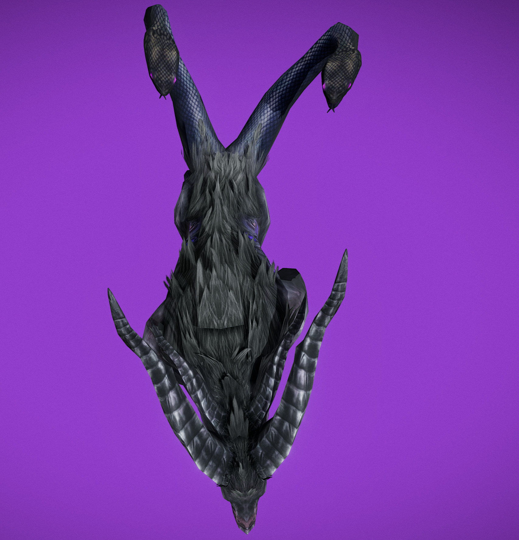 Nazgoul Low-poly 3D model_3