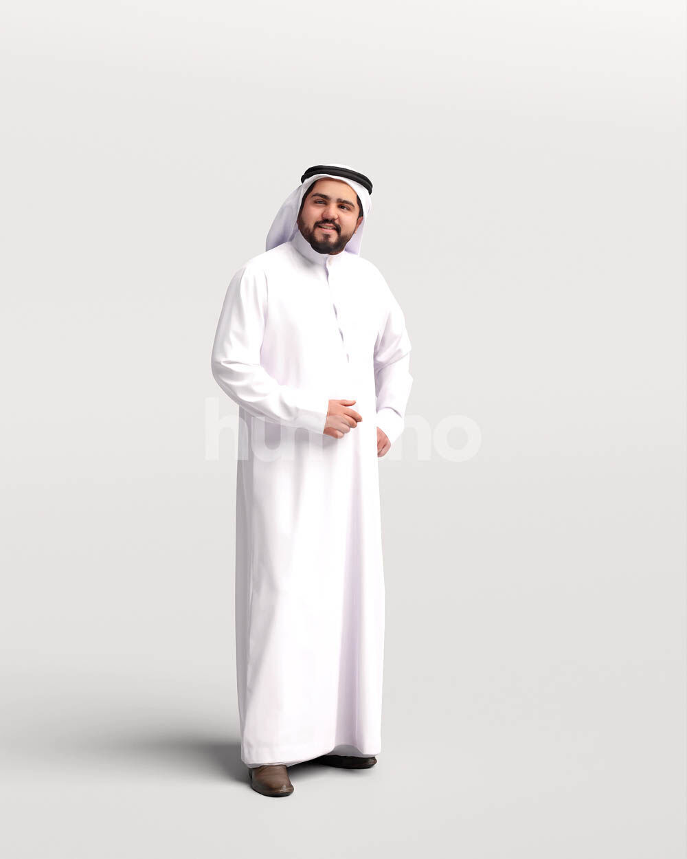 Humano 12-Collection 2405 - UAE QATAR STANDING -12 x 3D models 3D model_7