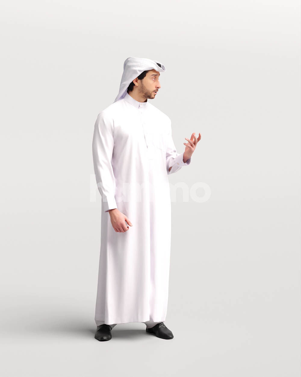 Humano 12-Collection 2405 - UAE QATAR STANDING -12 x 3D models 3D model_5