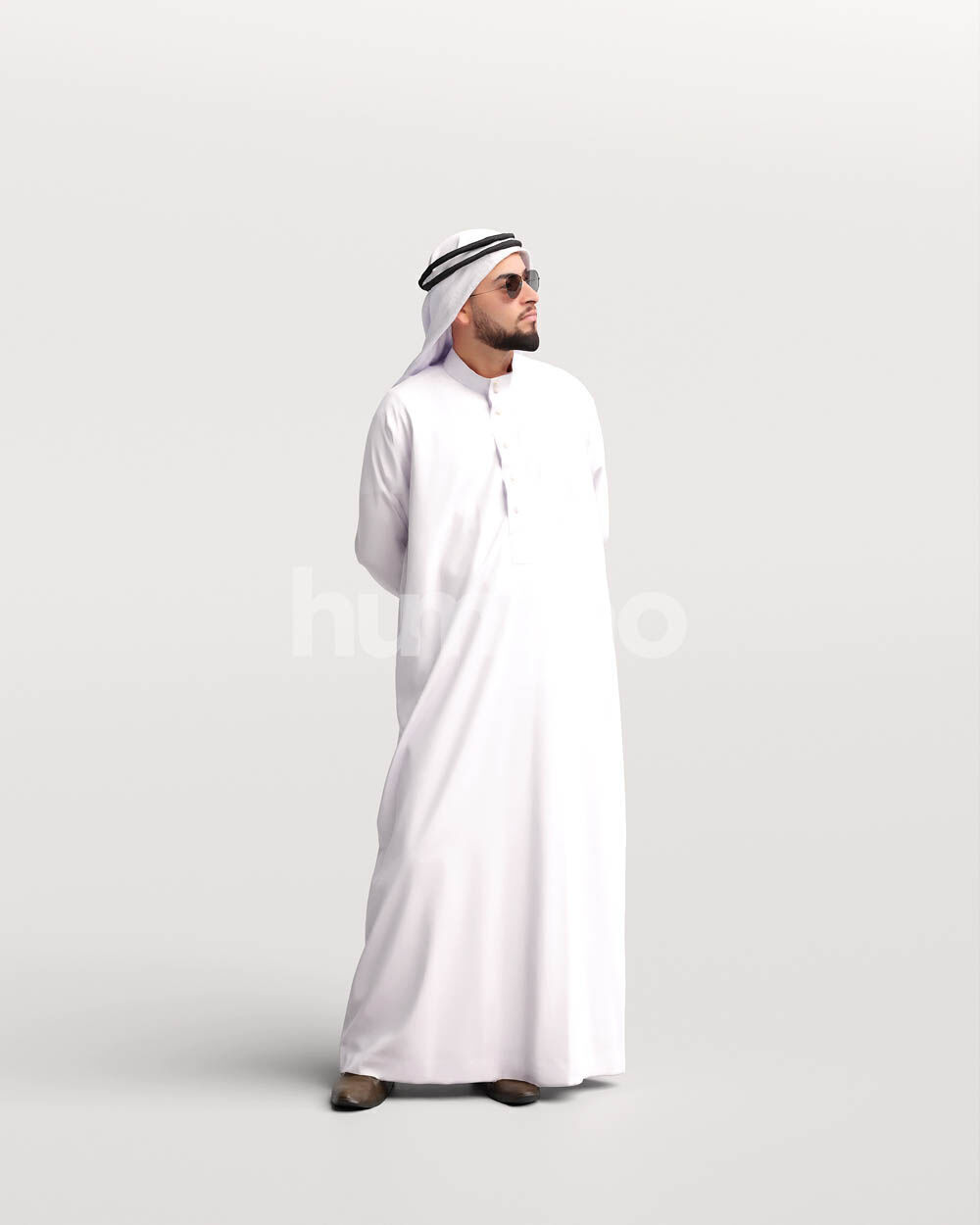 Humano 12-Collection 2405 - UAE QATAR STANDING -12 x 3D models 3D model_11