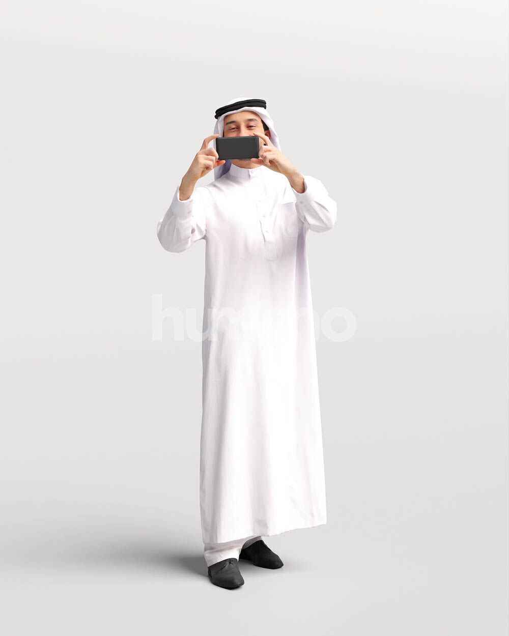 Humano 12-Collection 2405 - UAE QATAR STANDING -12 x 3D models 3D model_4