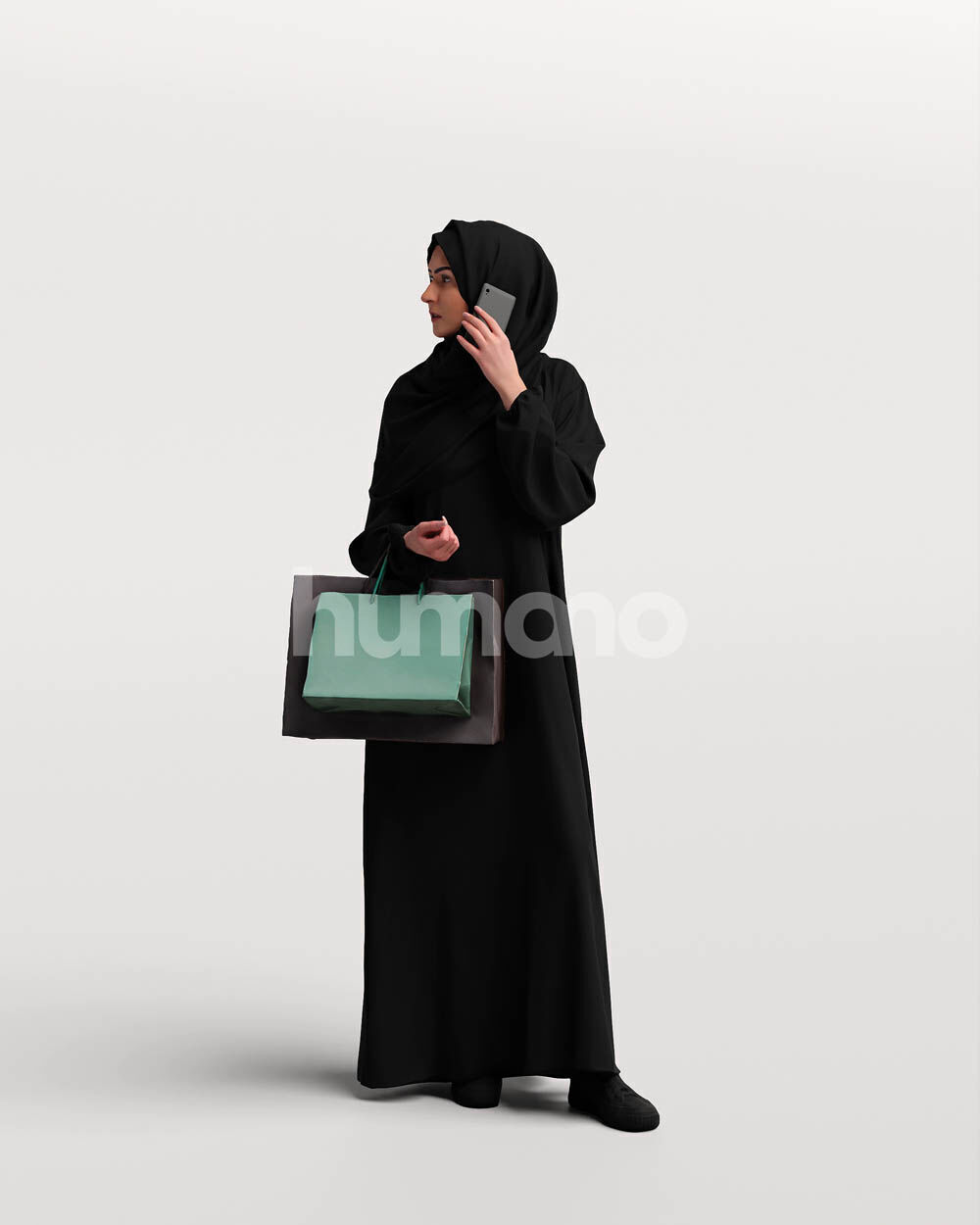 Humano 12-Collection 2405 - UAE QATAR STANDING -12 x 3D models 3D model_2