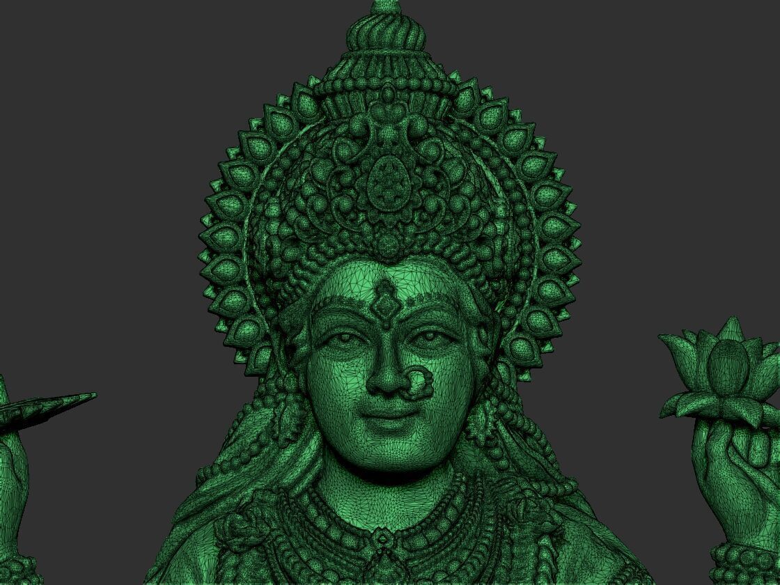 Durga mata  3D print model_23