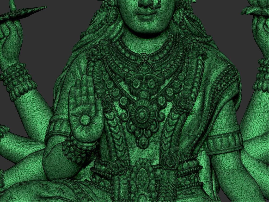 Durga mata  3D print model_24