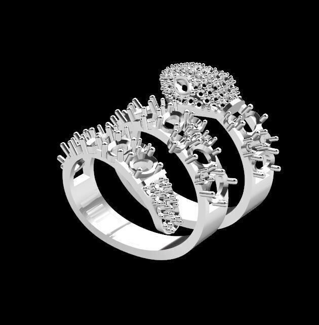 snake ring 3D print model_3