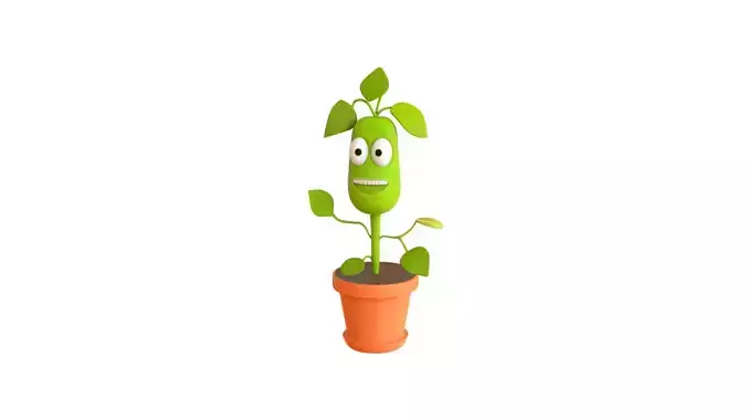 Cartoon Potted Plants 