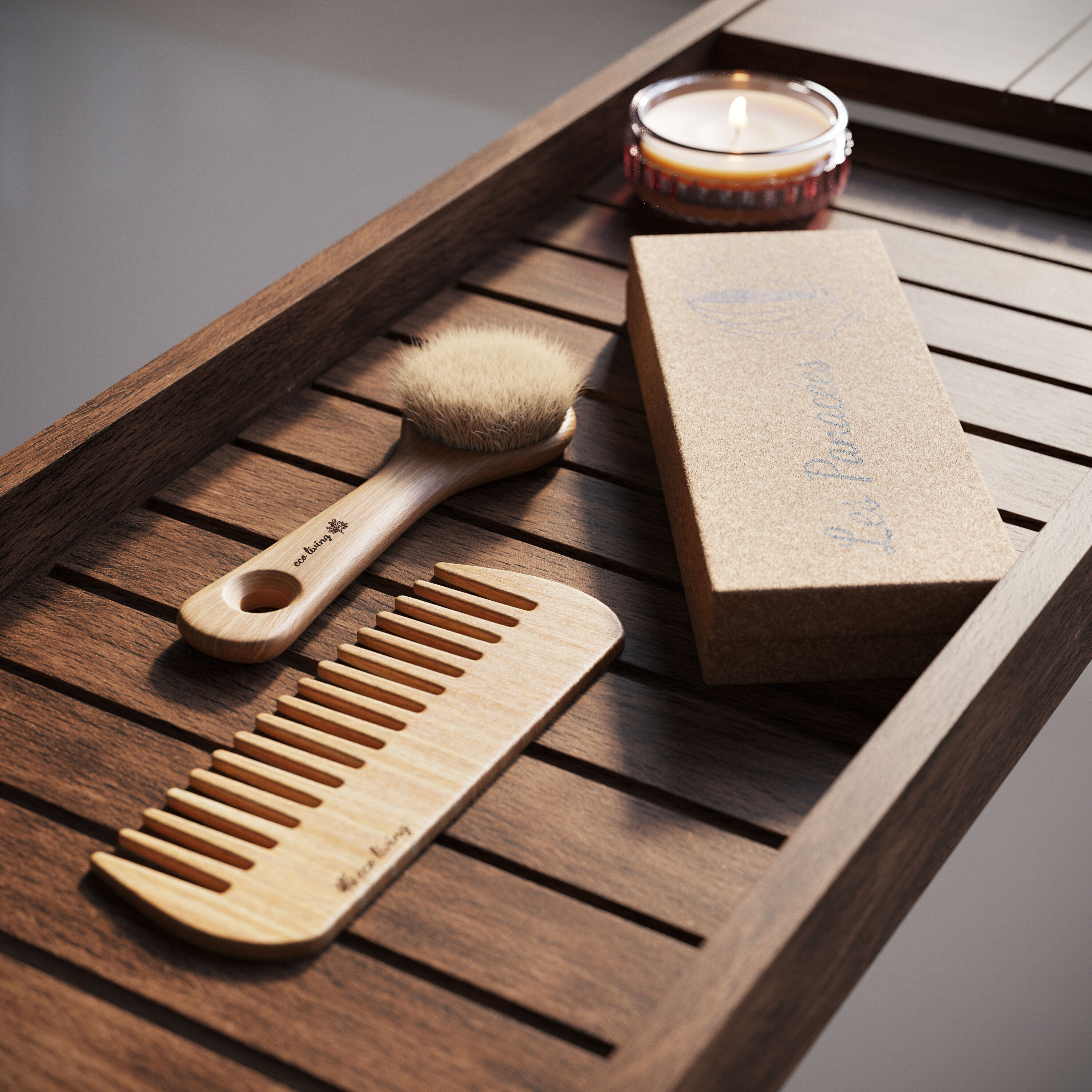 Blue Bathroom interior scene 3D model_9