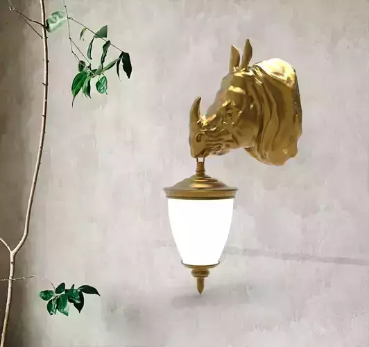 Rhino Wall Lamp