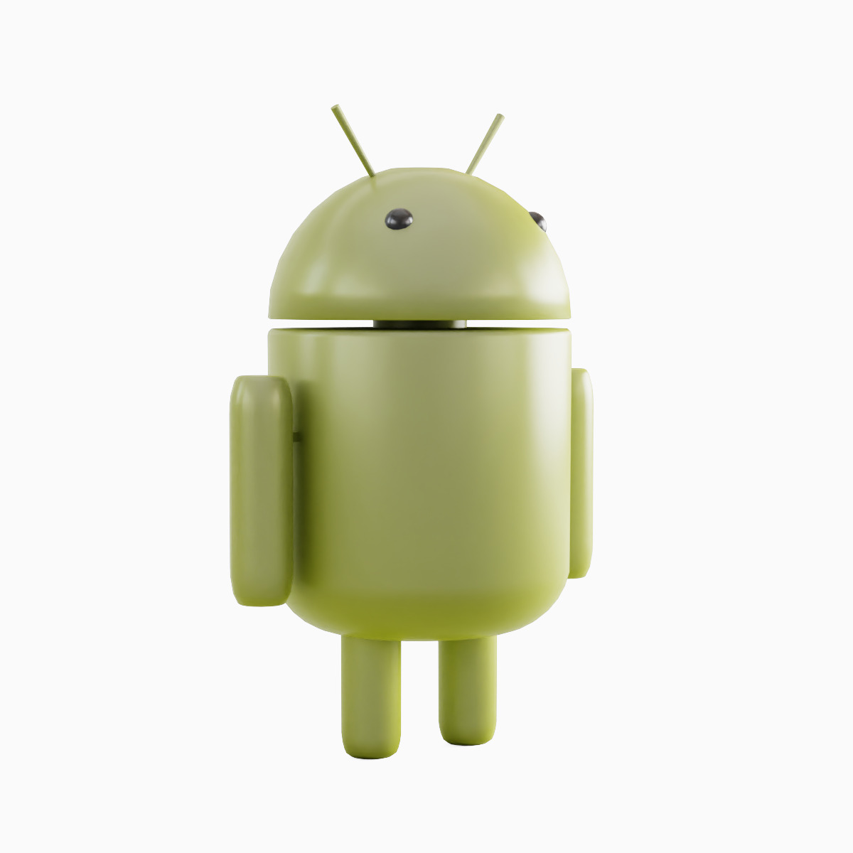 Android Robot 03 Low-poly 3D model_2