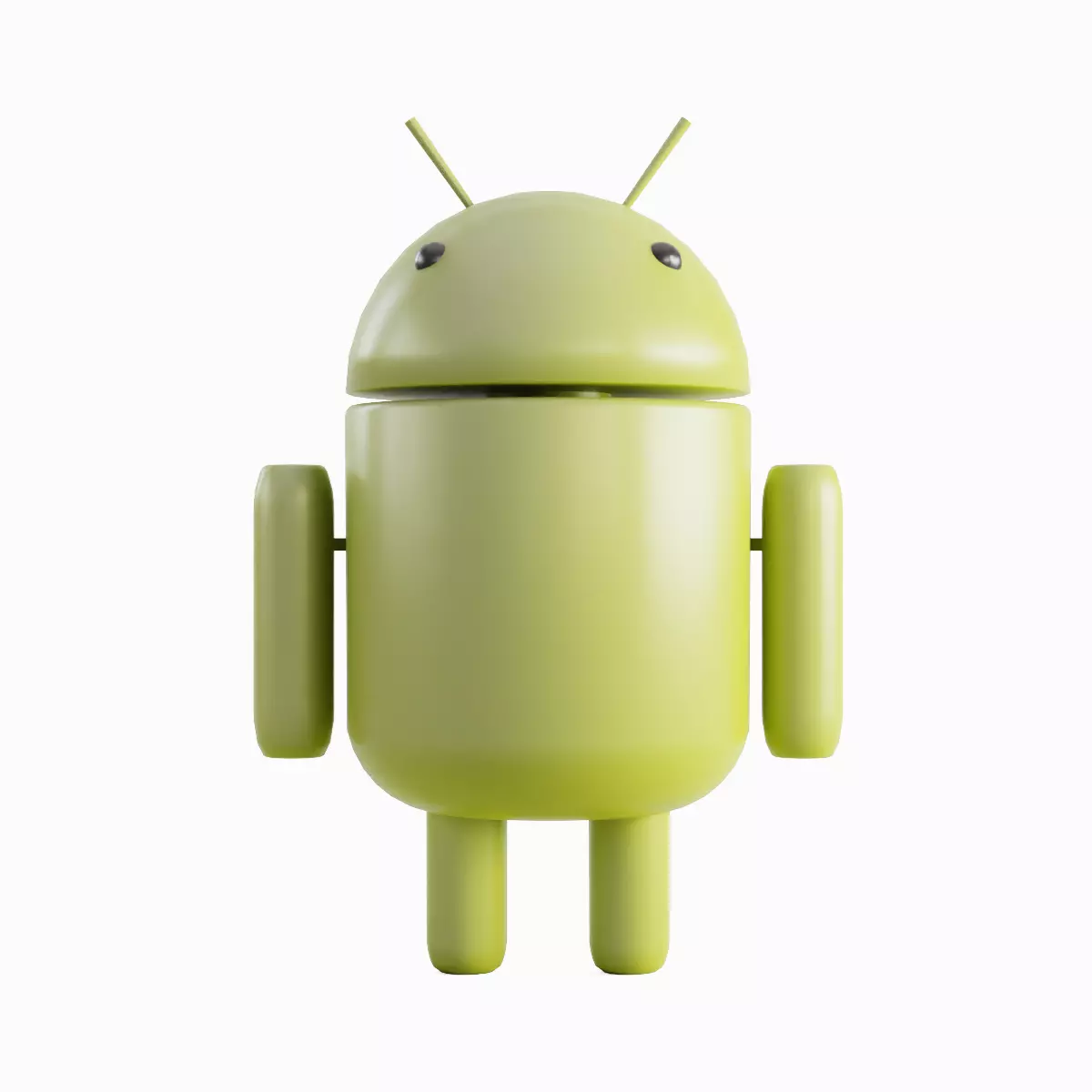 Android Robot 03 Low-poly 3D model_0