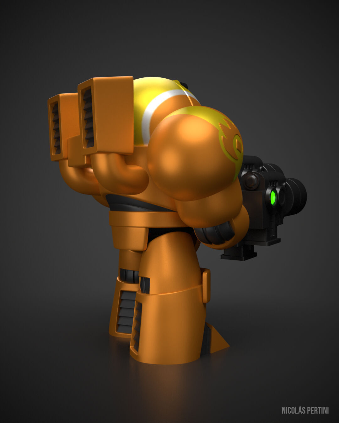 Space King - Bryce 3D print model_4