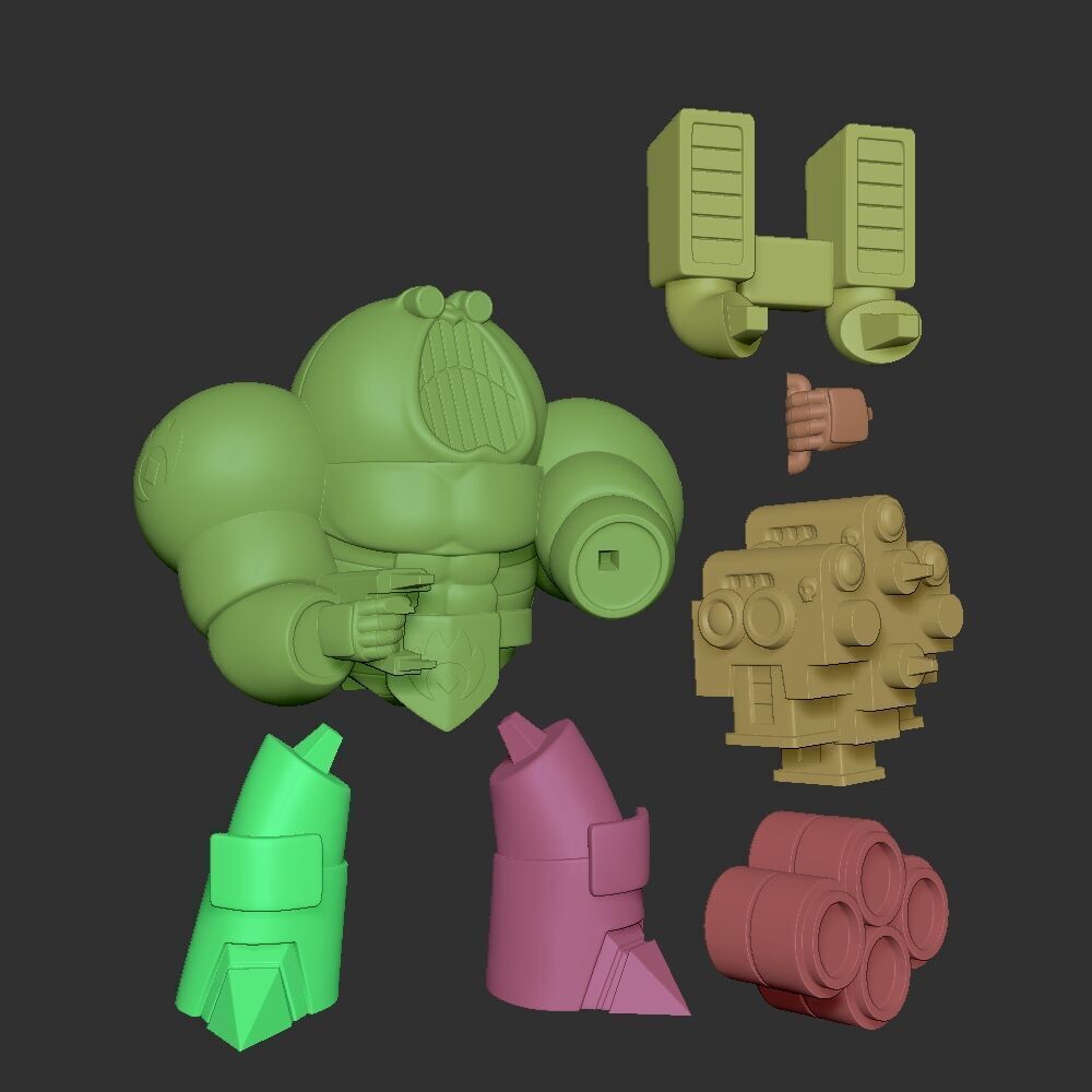 Space King - Bryce 3D print model_6