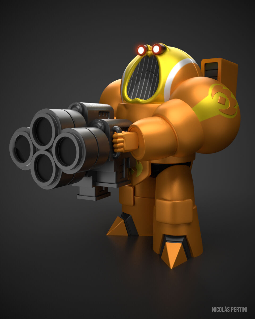 Space King - Bryce 3D print model_2