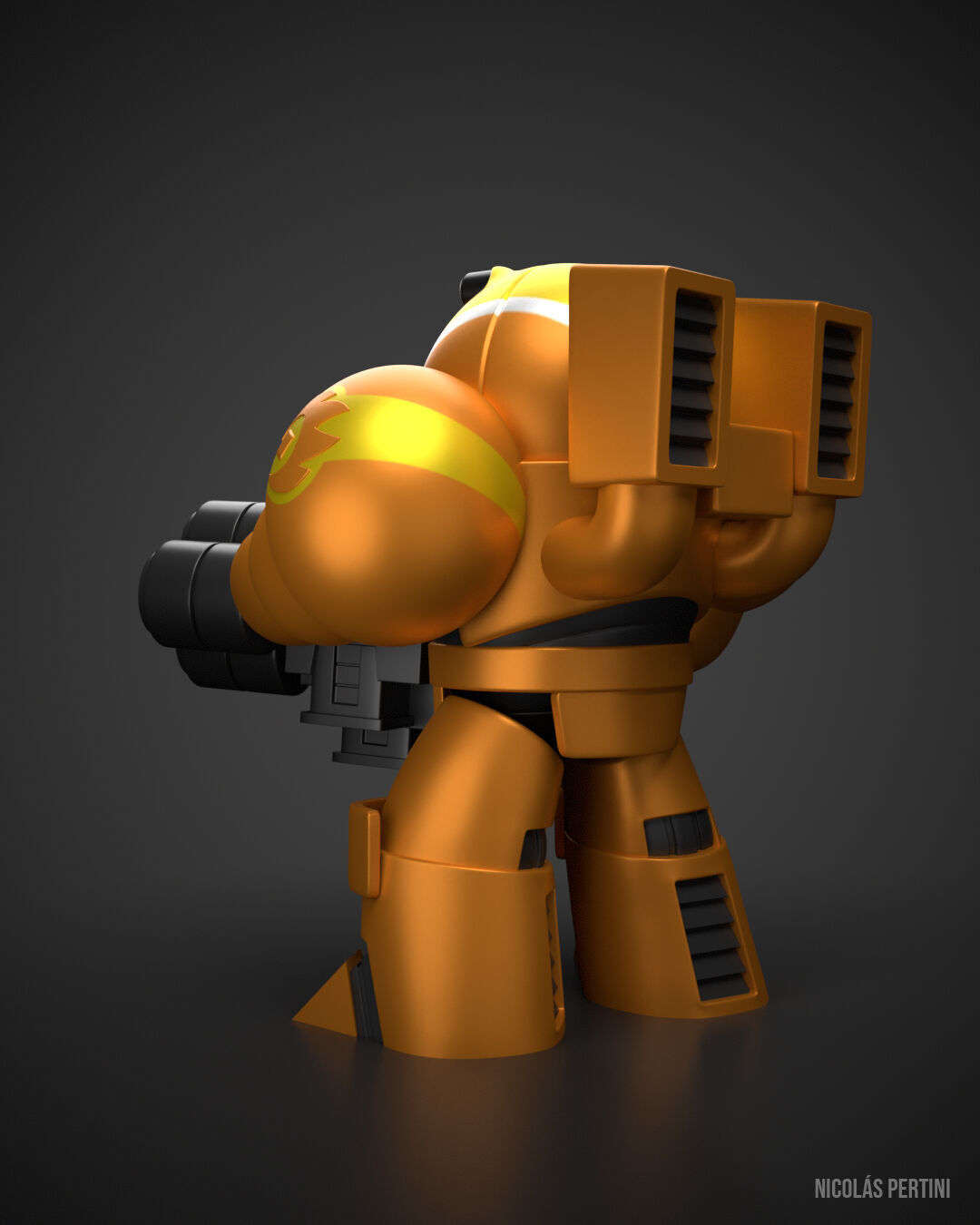 Space King - Bryce 3D print model_3