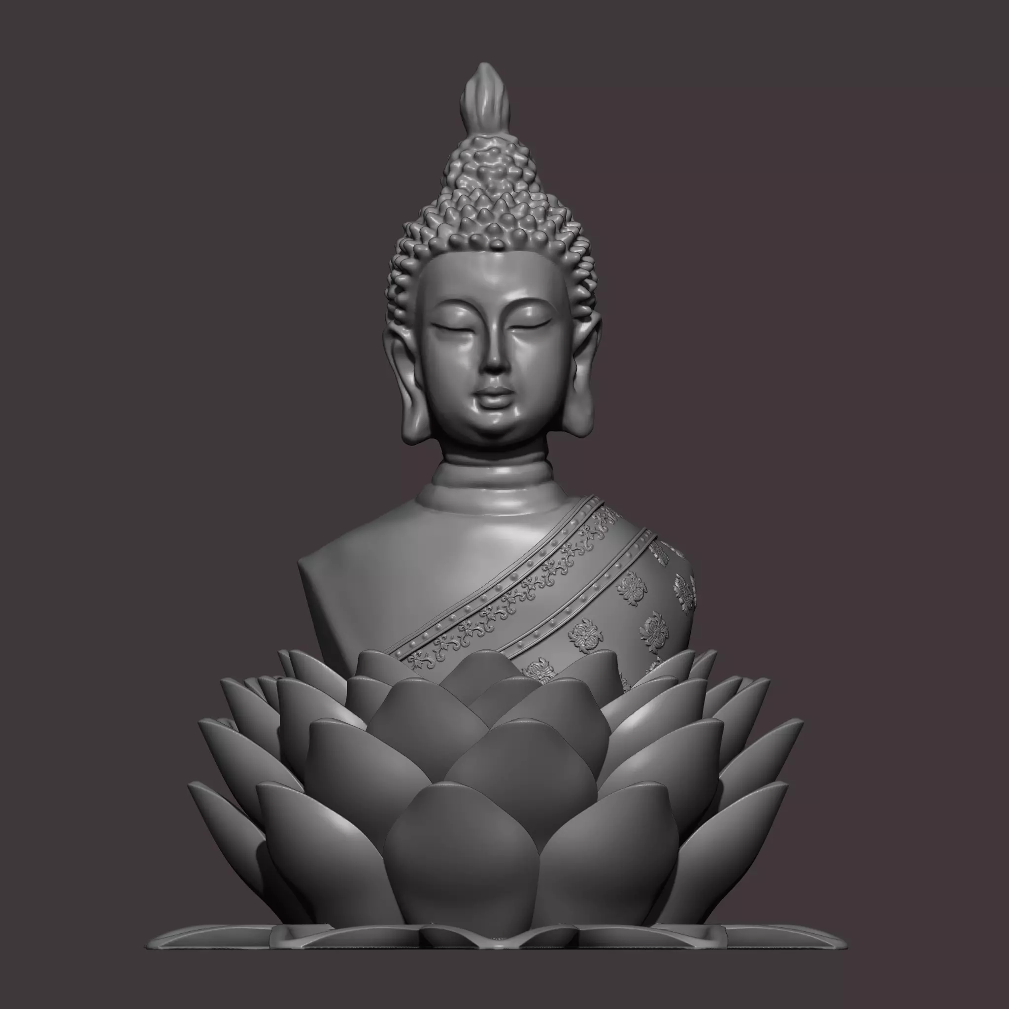 Buddha for 3D Printing 3D print model