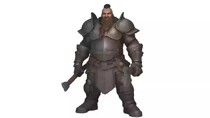 Dwarven Warrior Character